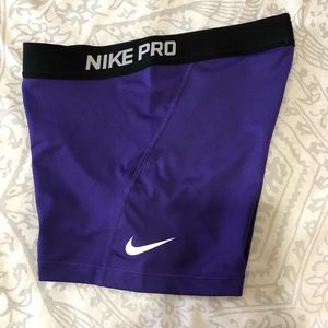 Nike pro spandex shorts